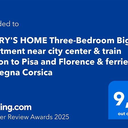 Gabry'S Home Three-Bedroom Big Apartment Near City Center & Train Station To Pisa And Florence & Ferries To Sardegna Corsica Livorno Exterior photo